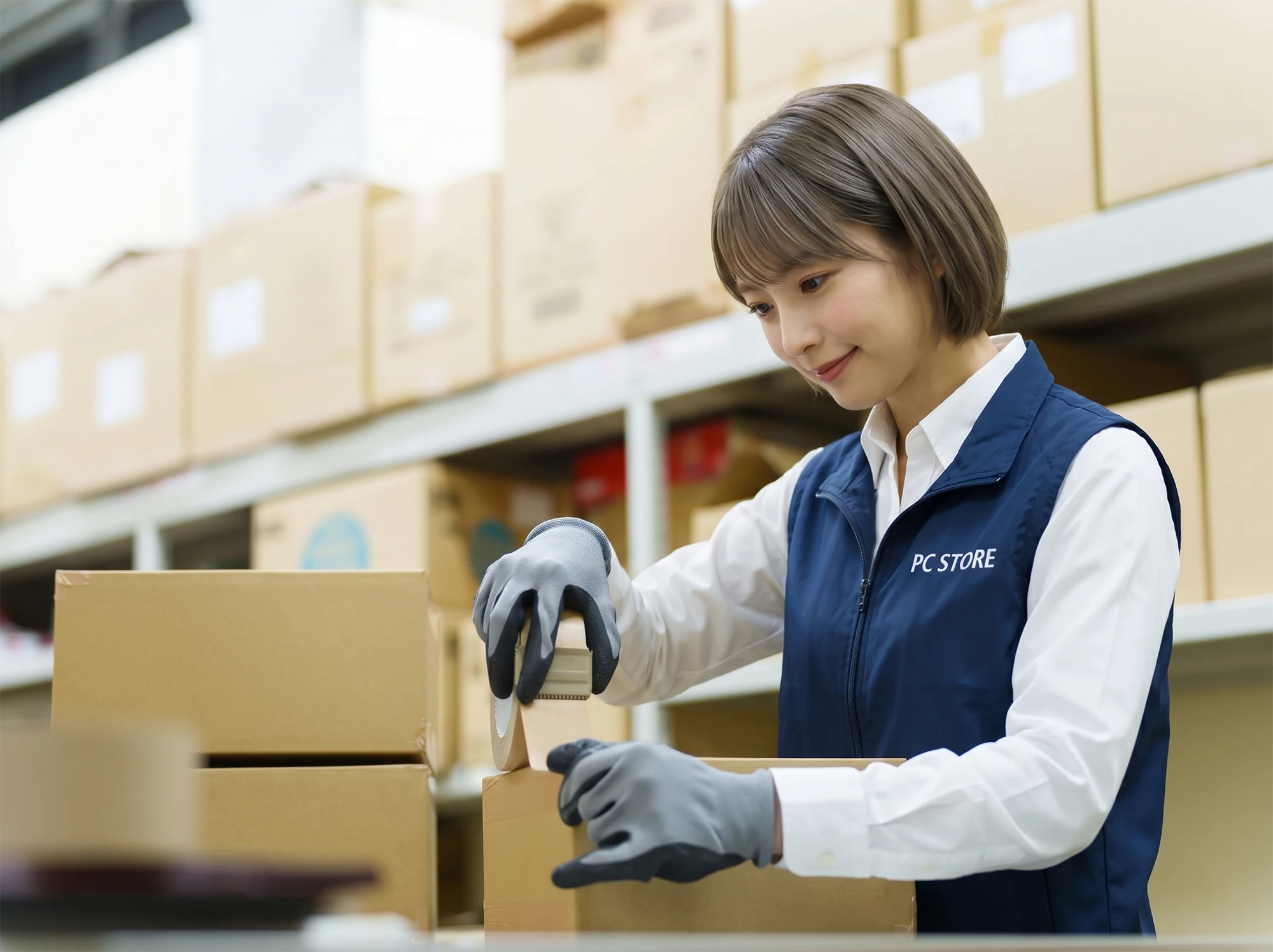 データ消去〜梱包までの流れ【STEP6
梱包】